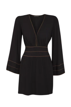 Lara Mini Dress - Black -FemmeFab Shop 62raw4 884