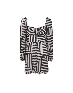 Aisha Short Dress - Geo 12 Aisha Short Dress - Geo -FemmeFab Shop AISHASHORTDRESS FLAT