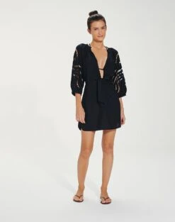 Alice Short Chemise - Black