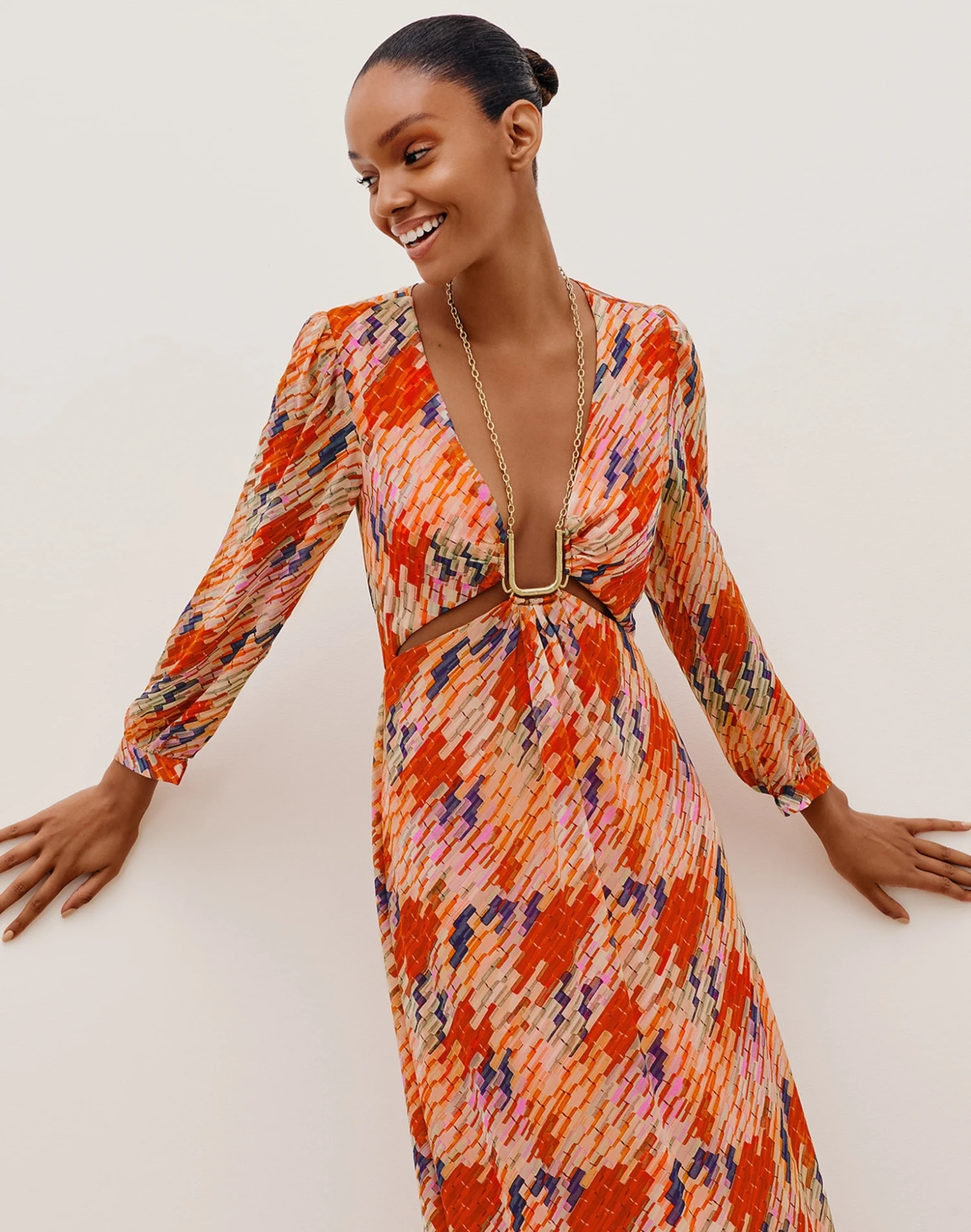 Amelie Detail Long Dress - Pixie 5 Amelie Detail Long Dress - Pixie - Image 3