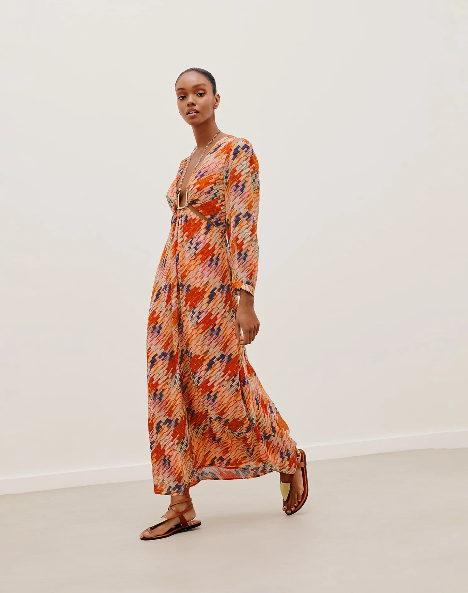 Amelie Detail Long Dress - Pixie 3 Amelie Detail Long Dress - Pixie