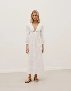 Amelie Midi Dress - Off White 13 Amelie Midi Dress - Off White -FemmeFab Shop AMELIEDETAILMIDIDRESS FRONT 67fc4f36 cde7 49de 83f1 87b59a5549a4