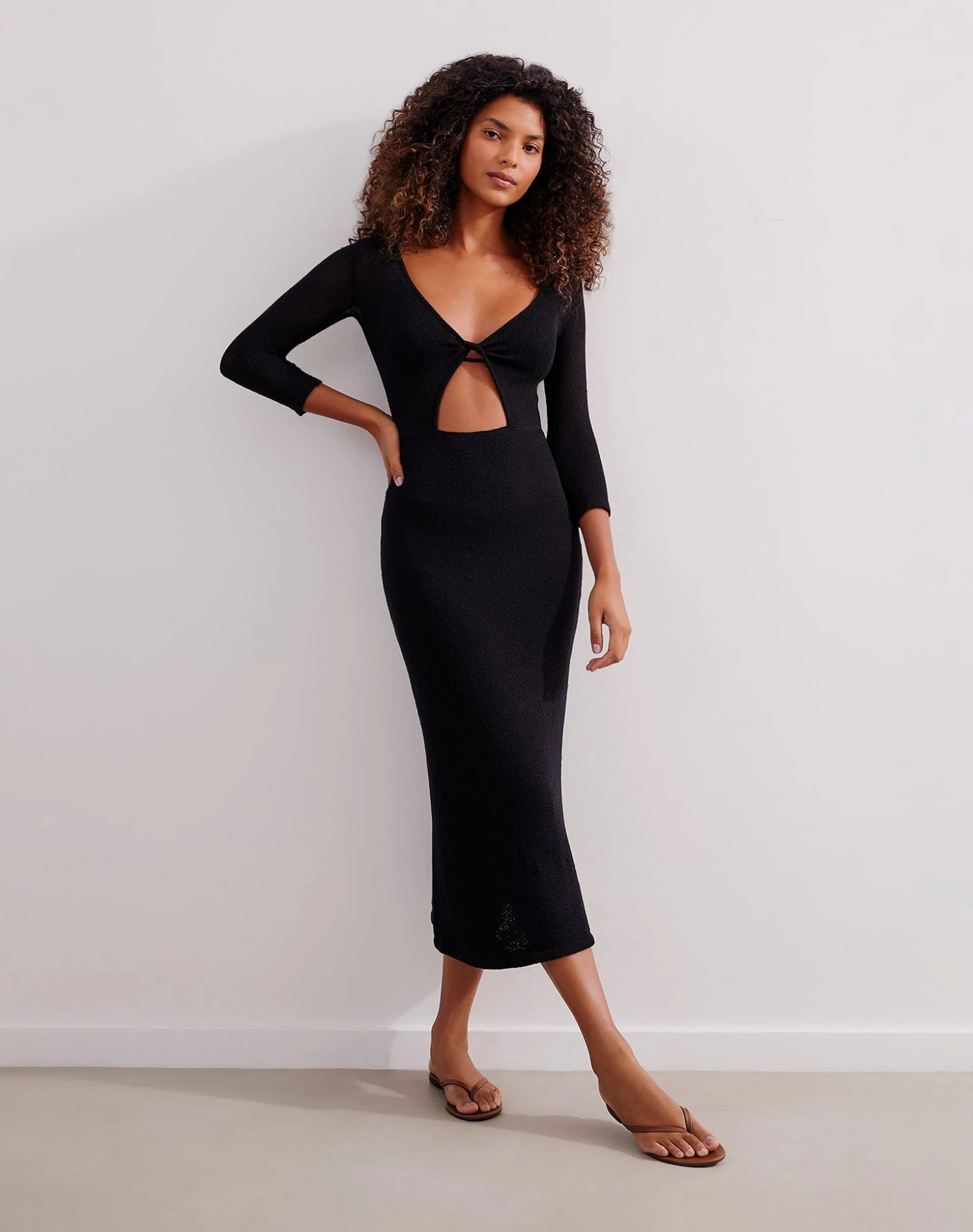 Anna Midi Dress - Black 3 Anna Midi Dress - Black