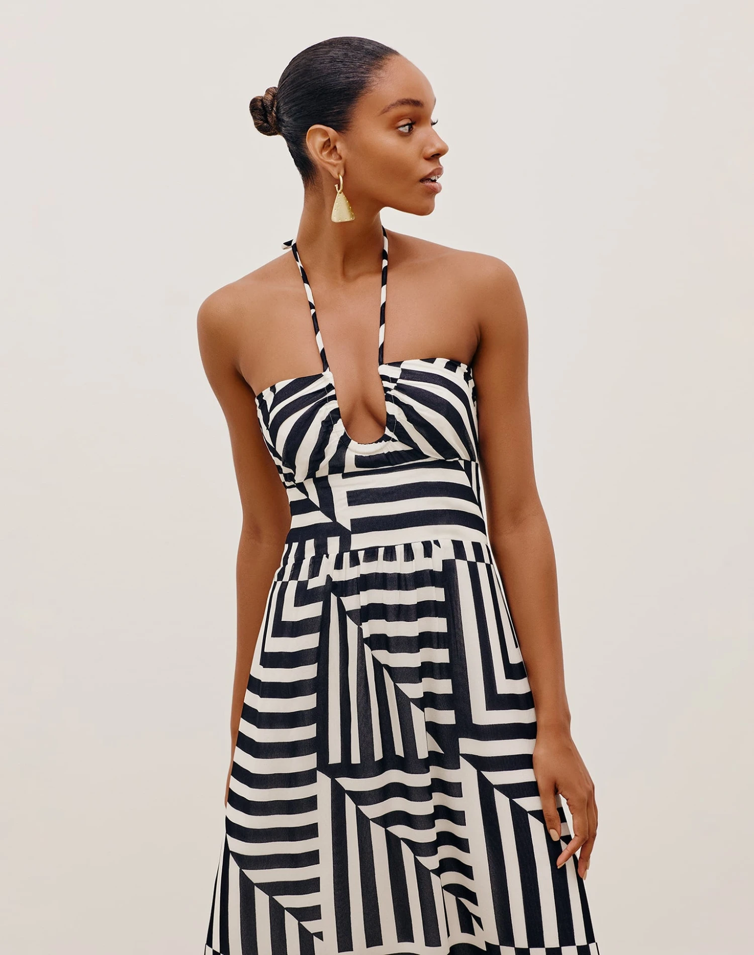 Ayla Midi Dress - Geo 7 Ayla Midi Dress - Geo - Image 5