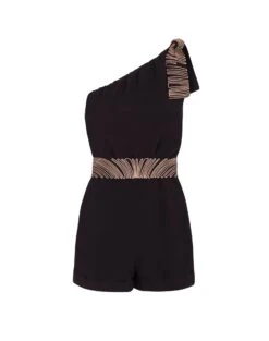 Amanda Detail Mini Jumper - Black -FemmeFab Shop AmandaDetailMiniJumper flat