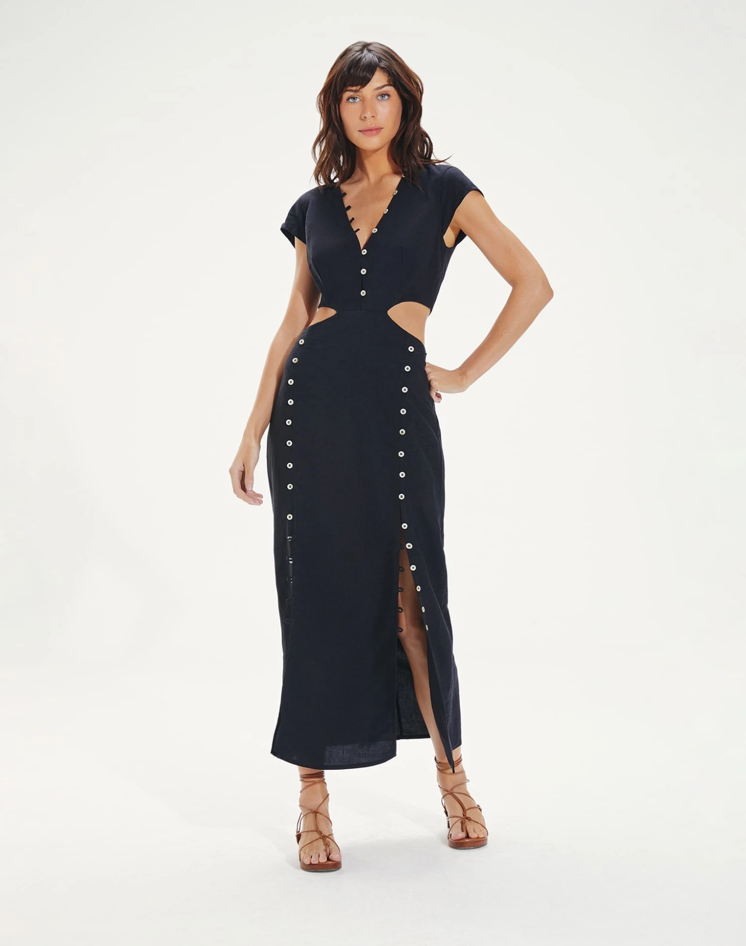 2025's Must-Have Fashion Pieces: Elevate Your Wardrobe with These Statement Makers 3 Angelina Detail Long Dress