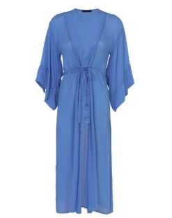 Anni Detail Long Cover Up - Pacific -FemmeFab Shop Anni Detail Long Cover Up 6