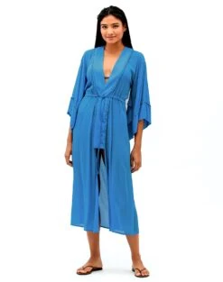 Anni Detail Long Cover Up - Pacific -FemmeFab Shop Anni Detail Long Cover Up c2912dc2 07bd 4699 b6e0 e0cd91dbb7d5