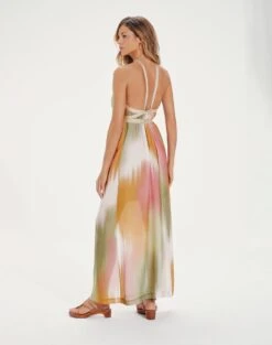 Audrey Detail Long Dress - Duala -FemmeFab Shop AudreyDetailLongDress back c0a1e756 fa08 4aff bdbf 5a345c211b30