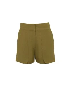 Bela Short - Avocado -FemmeFab Shop BELA SHORT FLAT 1 5f5d21fe dcb6 490c 94cd 544671617f14