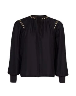 Edite Blouse - Black 12 Edite Blouse - Black -FemmeFab Shop Black Edite Blouse