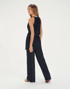 Celine Detail Blouse - Black -FemmeFab Shop CelineDetailBlouse back