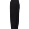 Clara Long Skirt - Black -FemmeFab Shop ClaraLongSkirt flat