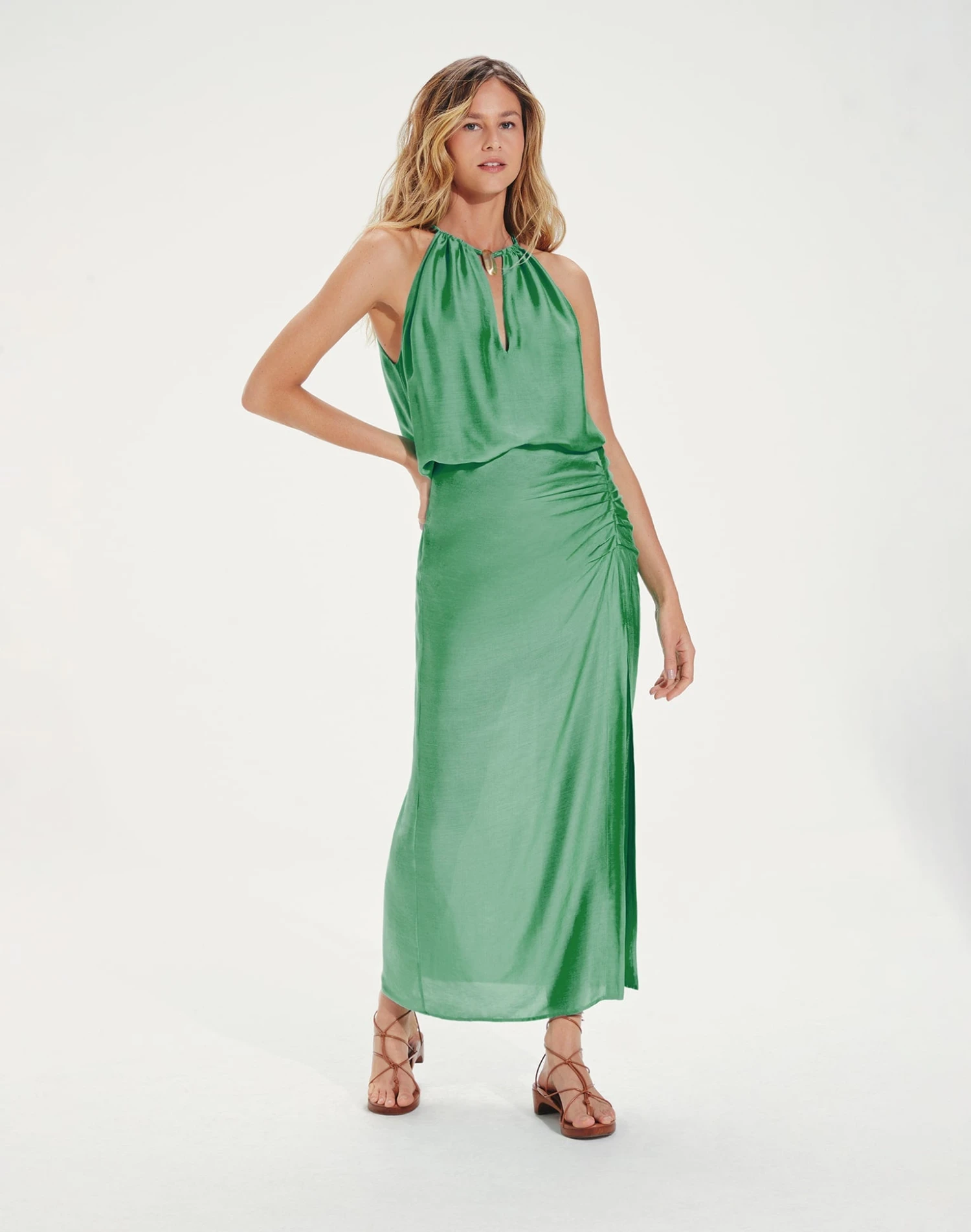 Clara Long Skirt - Cactus 4 Clara Long Skirt - Cactus - Image 2