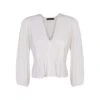 Clarice Blouse - White 2 Clarice Blouse - White -FemmeFab Shop Clarice Blouse1