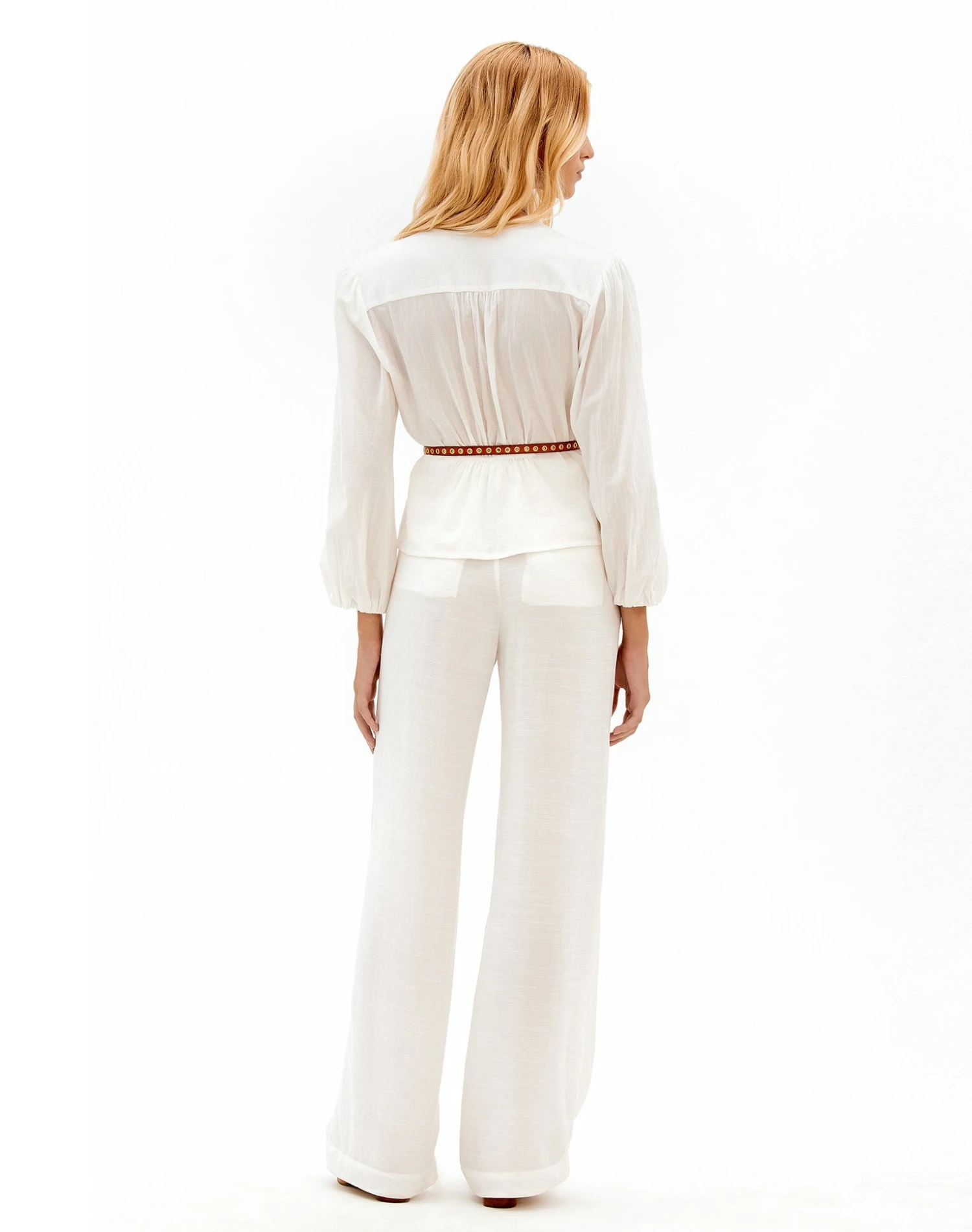 Clarice Blouse - White 7 Clarice Blouse - White - Image 5