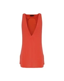 Dani Short Cover Up - Tomato 10 Dani Short Cover Up - Tomato -FemmeFab Shop DANIDETAILSHORTCOVERUP FLAT