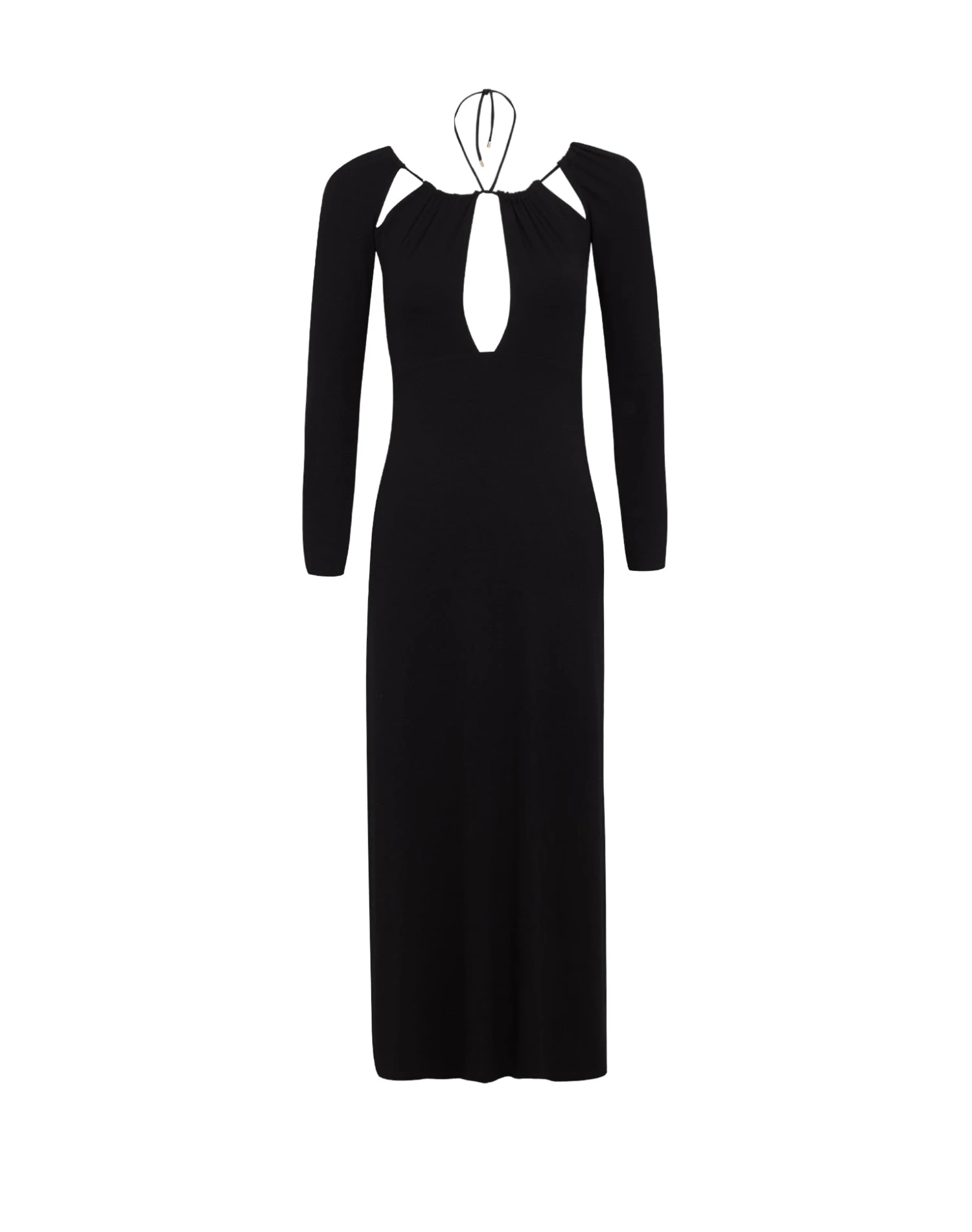 Donna Long Dress - Black 6 Donna Long Dress - Black - Image 4