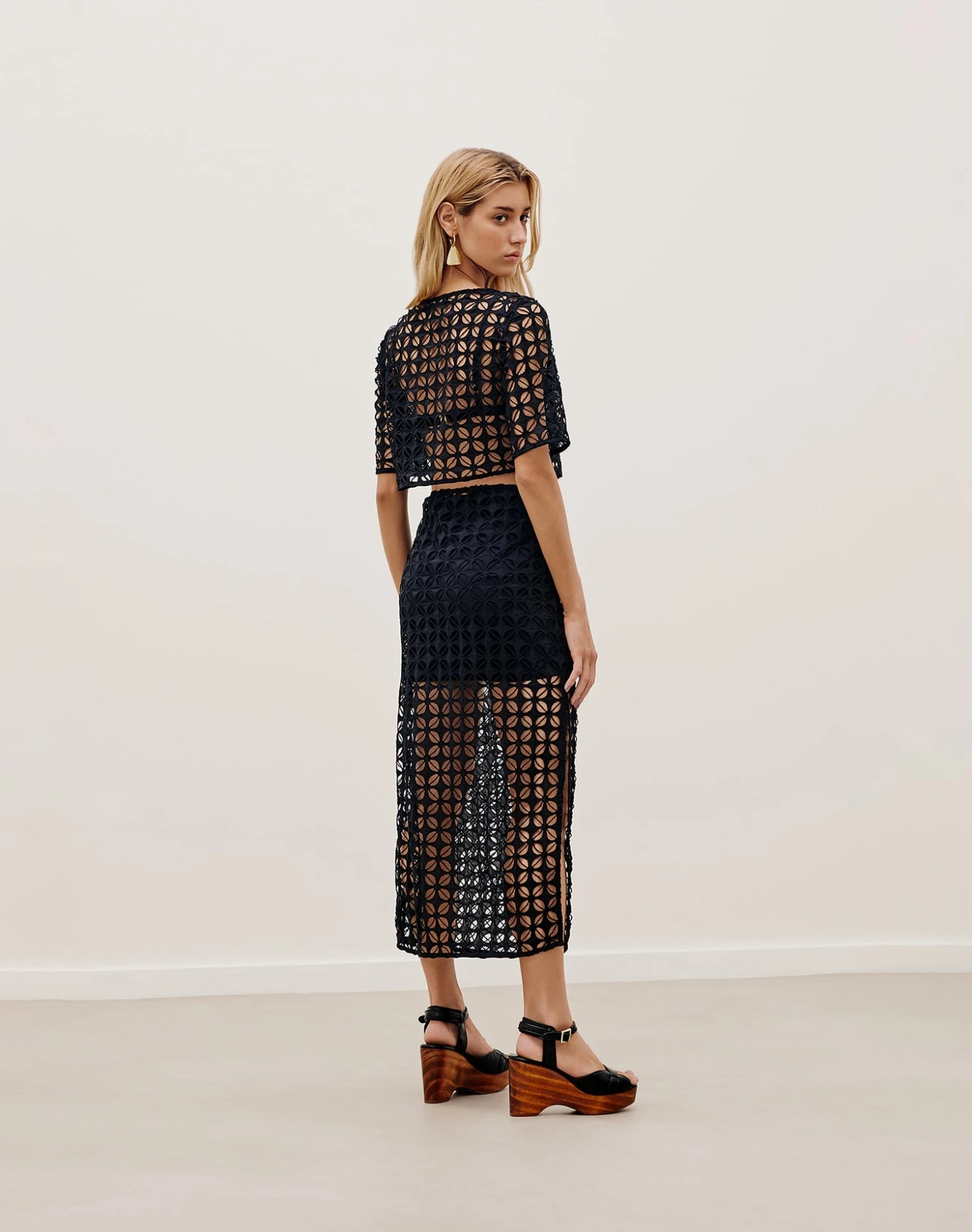 Emny Long Skirt - Black 5 Emny Long Skirt - Black - Image 3