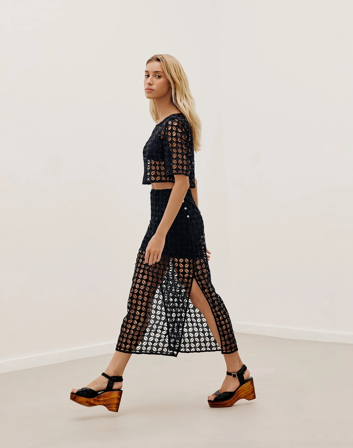 Emny Long Skirt - Black 6 Emny Long Skirt - Black - Image 4