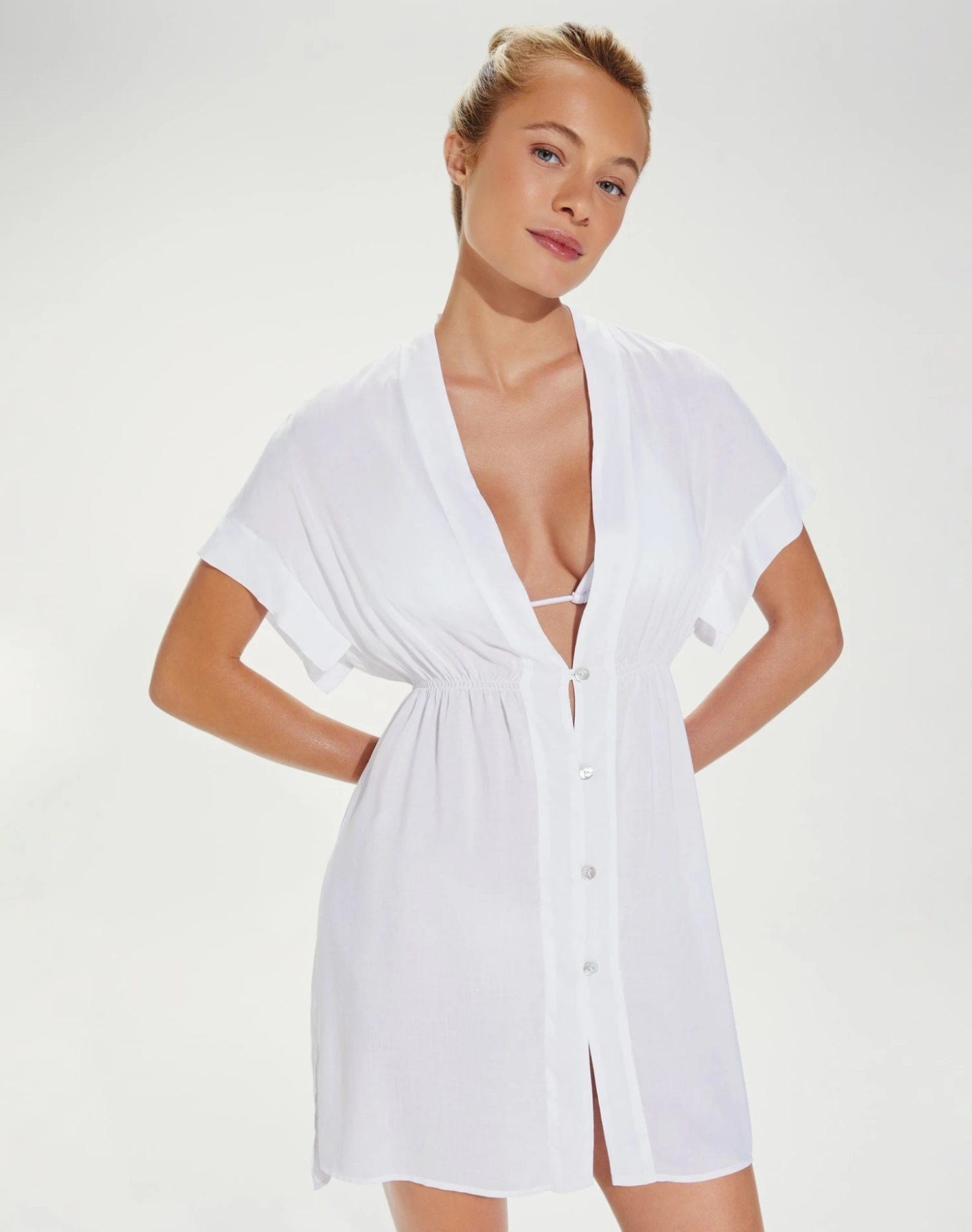 Fuji Caftan - White 5 Fuji Caftan - White - Image 3