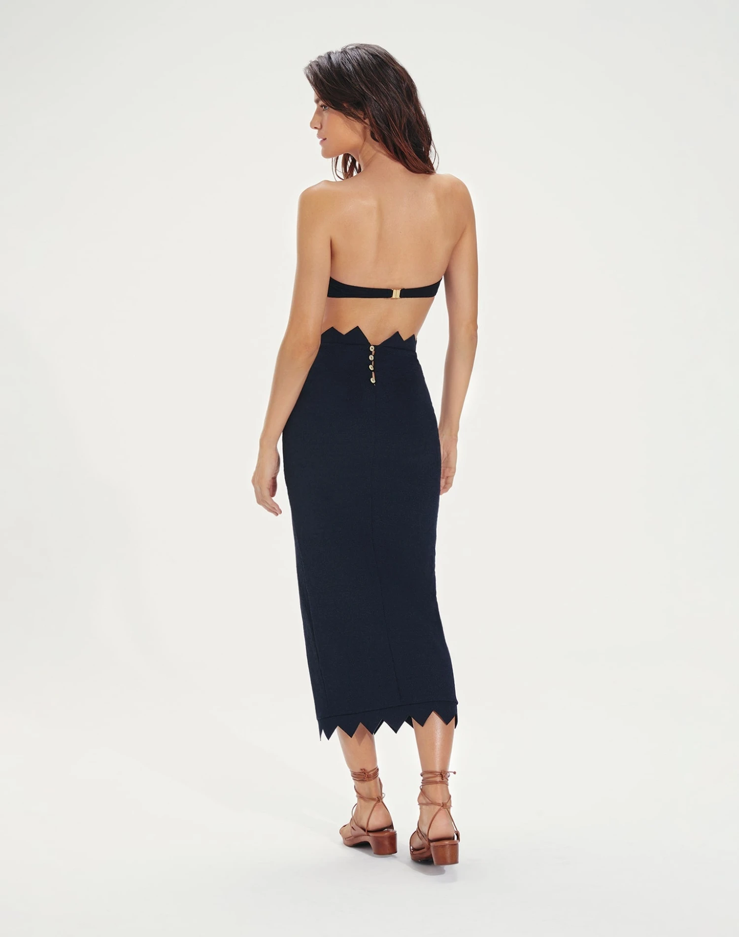 Firenze Imani Midi Skirt - Black 5 Firenze Imani Midi Skirt - Black - Image 3