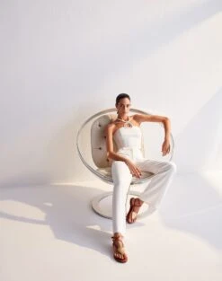 Giulia Pants - Off White -FemmeFab Shop GIULIAPANTS LIFE