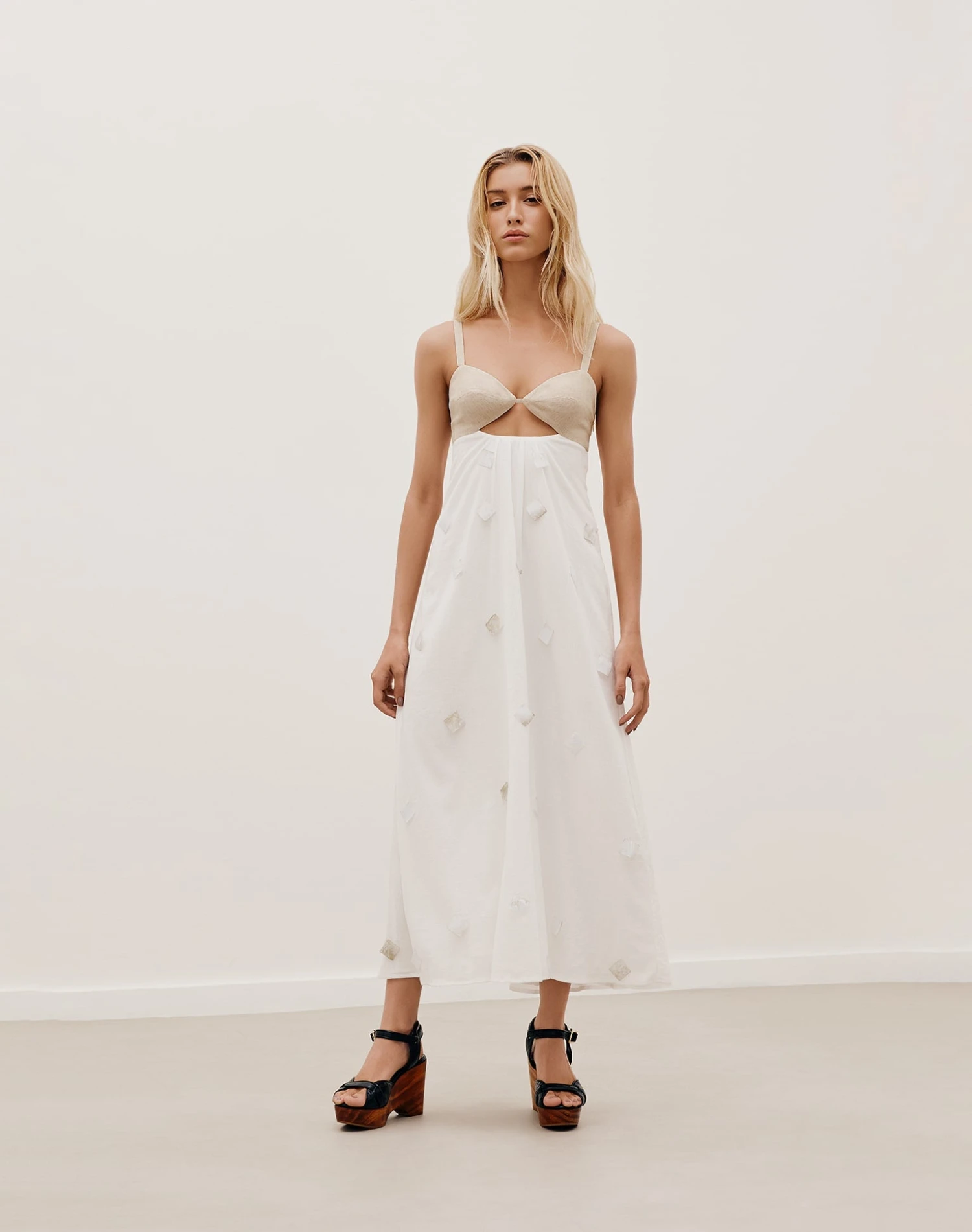 Goldie Long Dress - Natural 3 Goldie Long Dress - Natural