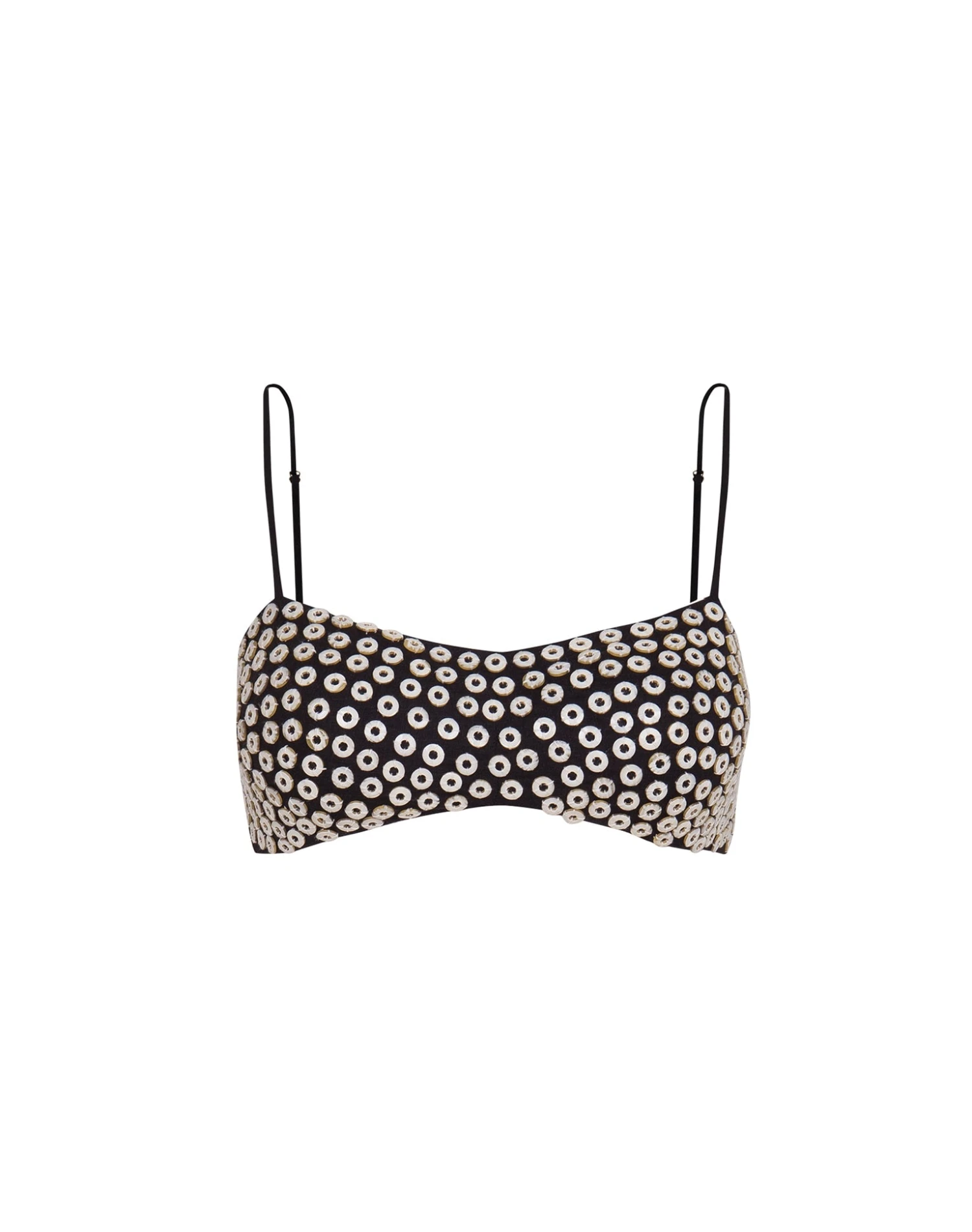 Gwen Detail Short Top - Black 3 Gwen Detail Short Top - Black