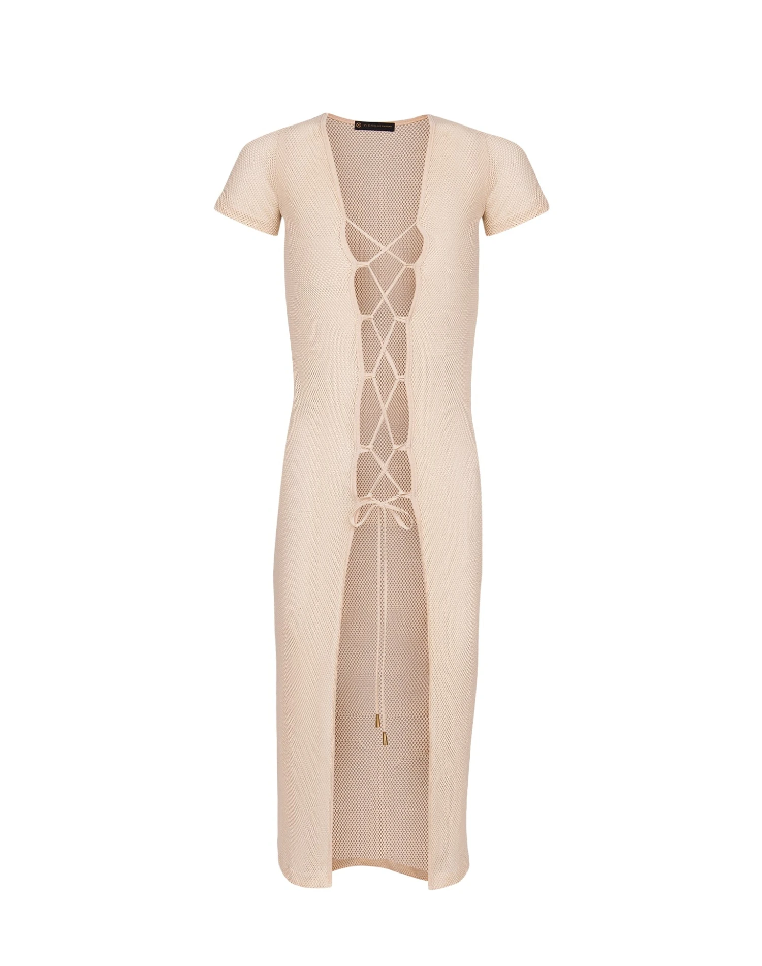 Hannah Midi Dress - Off White 6 Hannah Midi Dress - Off White - Image 4