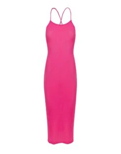 Harper Midi Dress - Pink -FemmeFab Shop HARPER MIDI DRESS flat 2e76e41d 9691 497b baab d19a610f4b17