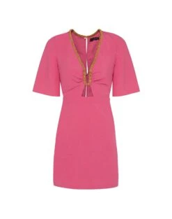 Iara Detail Short Dress - Ballet 10 Iara Detail Short Dress - Ballet -FemmeFab Shop IaraDetailShortDress flat