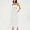 Isadora Detail Long Dress - Off White -FemmeFab Shop IsadoraDetailLongDress front dbe1be48 0c09 46b9 9c1f 3a231599449b