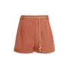 Janis Detail Short - Rust 1 Janis Detail Short - Rust -FemmeFab Shop JanisDetailShort flat