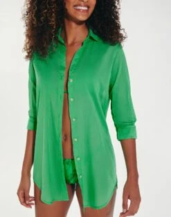 Juliana Short Cover Up - Cactus 10 Juliana Short Cover Up - Cactus -FemmeFab Shop JulianaShortCoverUp detail