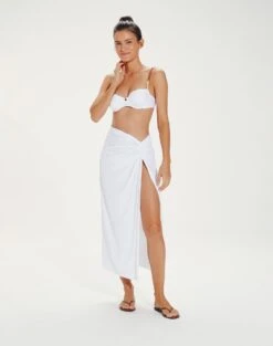 Karen Midi Skirt - Off White