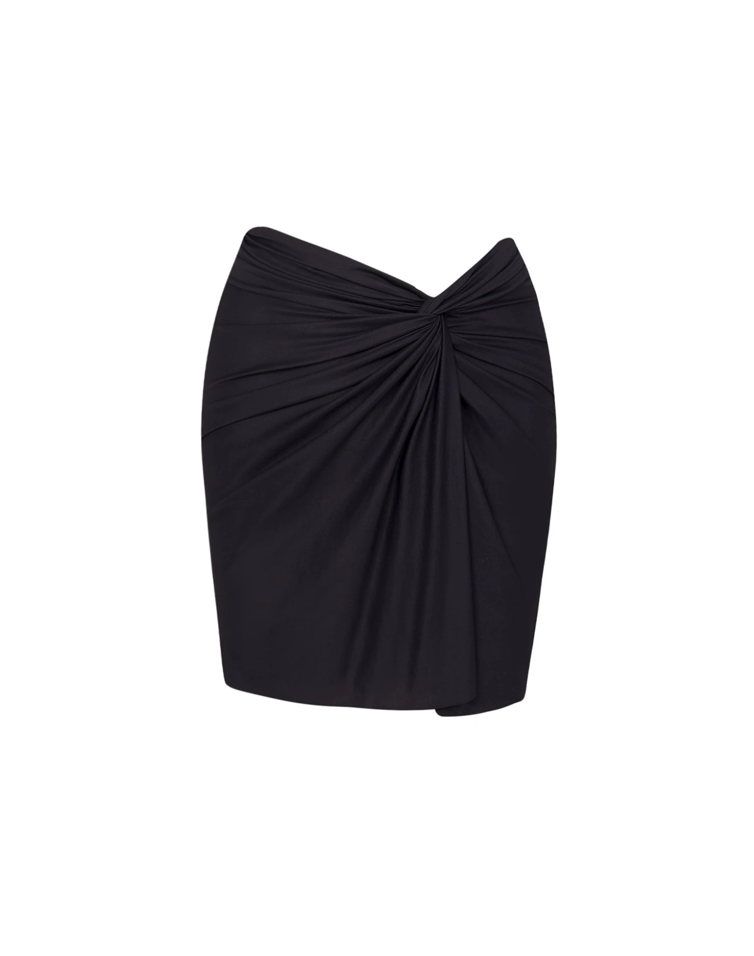 Karen Mini Pareo Skirt - Black 7 Karen Mini Pareo Skirt - Black - Image 5