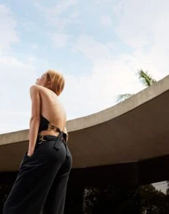 Kira Pants - Black 14 Kira Pants - Black -FemmeFab Shop KIRADETAILPANTS LIFE 1