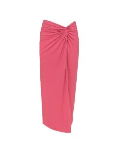 Karen Midi Skirt - Ballet -FemmeFab Shop KarenMidiSkirt flat