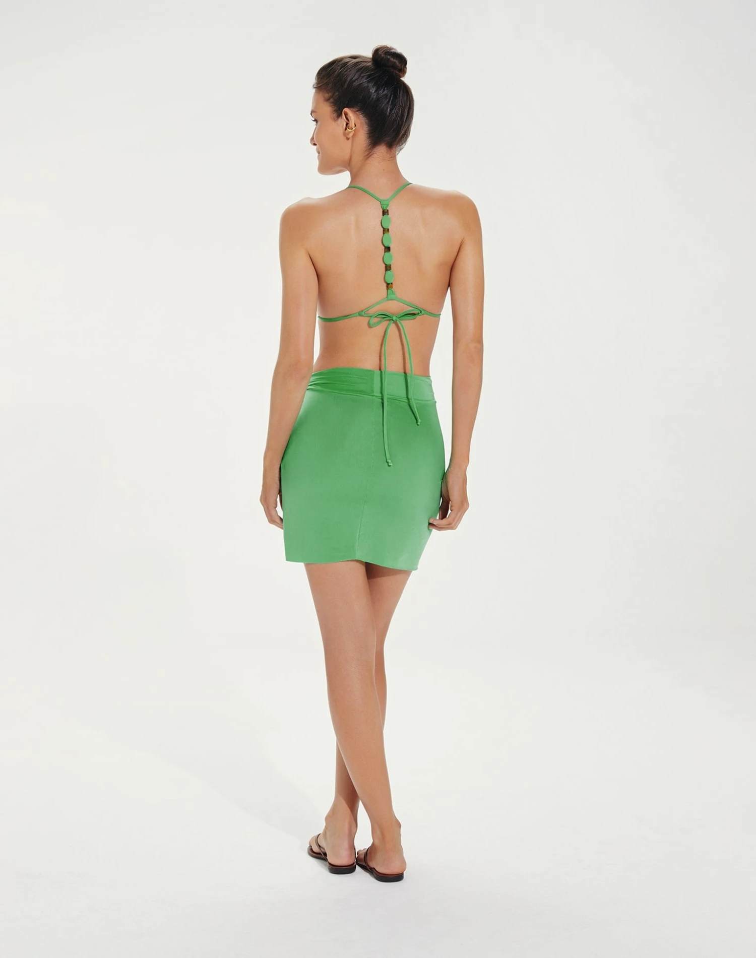 Karen Mini Pareo Skirt - Cactus 5 Karen Mini Pareo Skirt - Cactus - Image 3