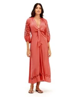 Knot Long Caftan - Gojiberry -FemmeFab Shop Knot Long Caftan3 48e00696 2977 4f28 a58e 6135c8c69eb9