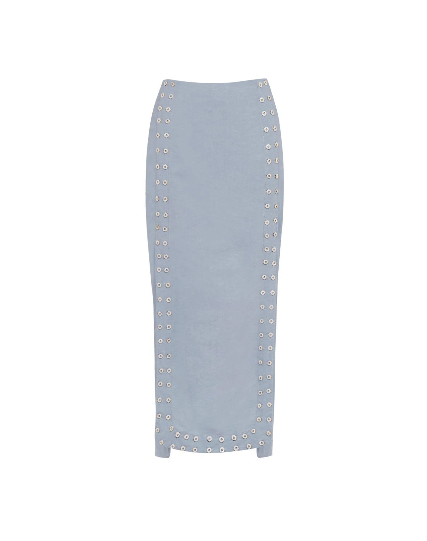 Lana Detail Midi Skirt - Blue Jeans 3 Lana Detail Midi Skirt - Blue Jeans