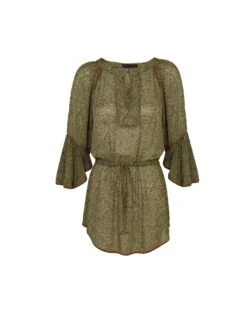 Layla Short Cover Up - Ortiz Green -FemmeFab Shop Layla Short Cover Up 3