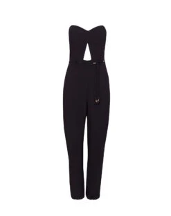 Lizzy Detail Jumpsuit - Black 12 Lizzy Detail Jumpsuit - Black -FemmeFab Shop LizzyDetailJumpsuit flat
