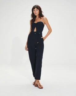 Lizzy Detail Jumpsuit - Black
