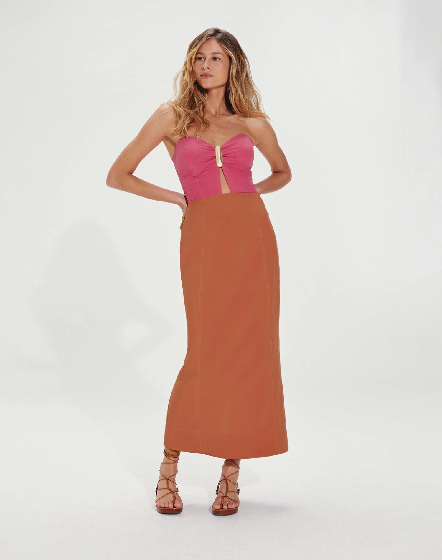 Lizzy Detail Long Dress - Ballet 3 Lizzy Detail Long Dress - Ballet