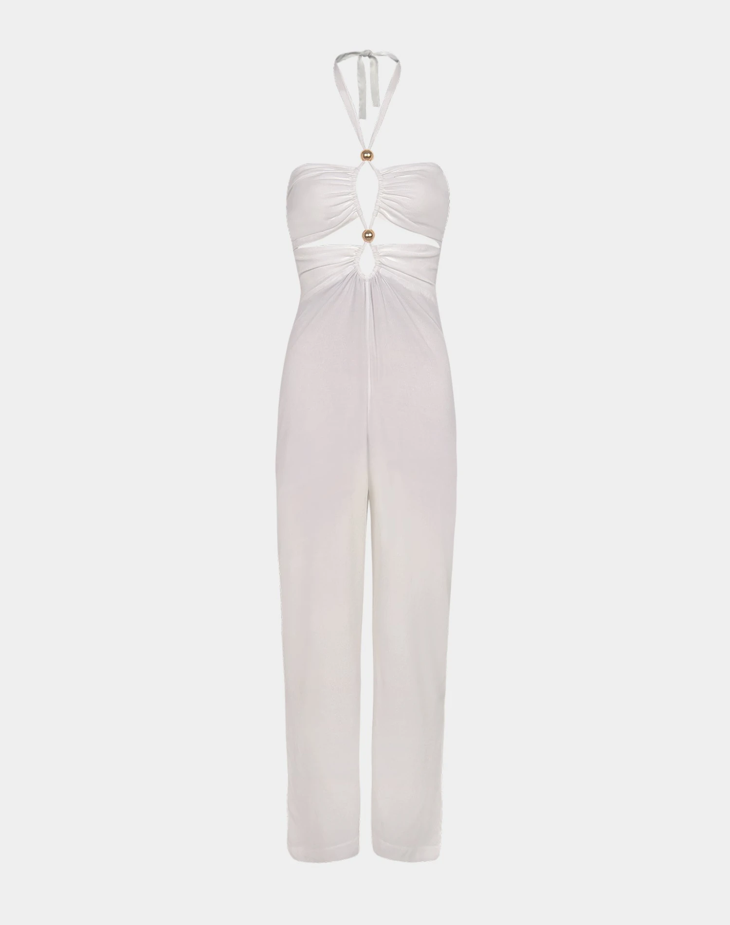 Luana Detail Jumpsuit - Off White 8 Luana Detail Jumpsuit - Off White - Image 6