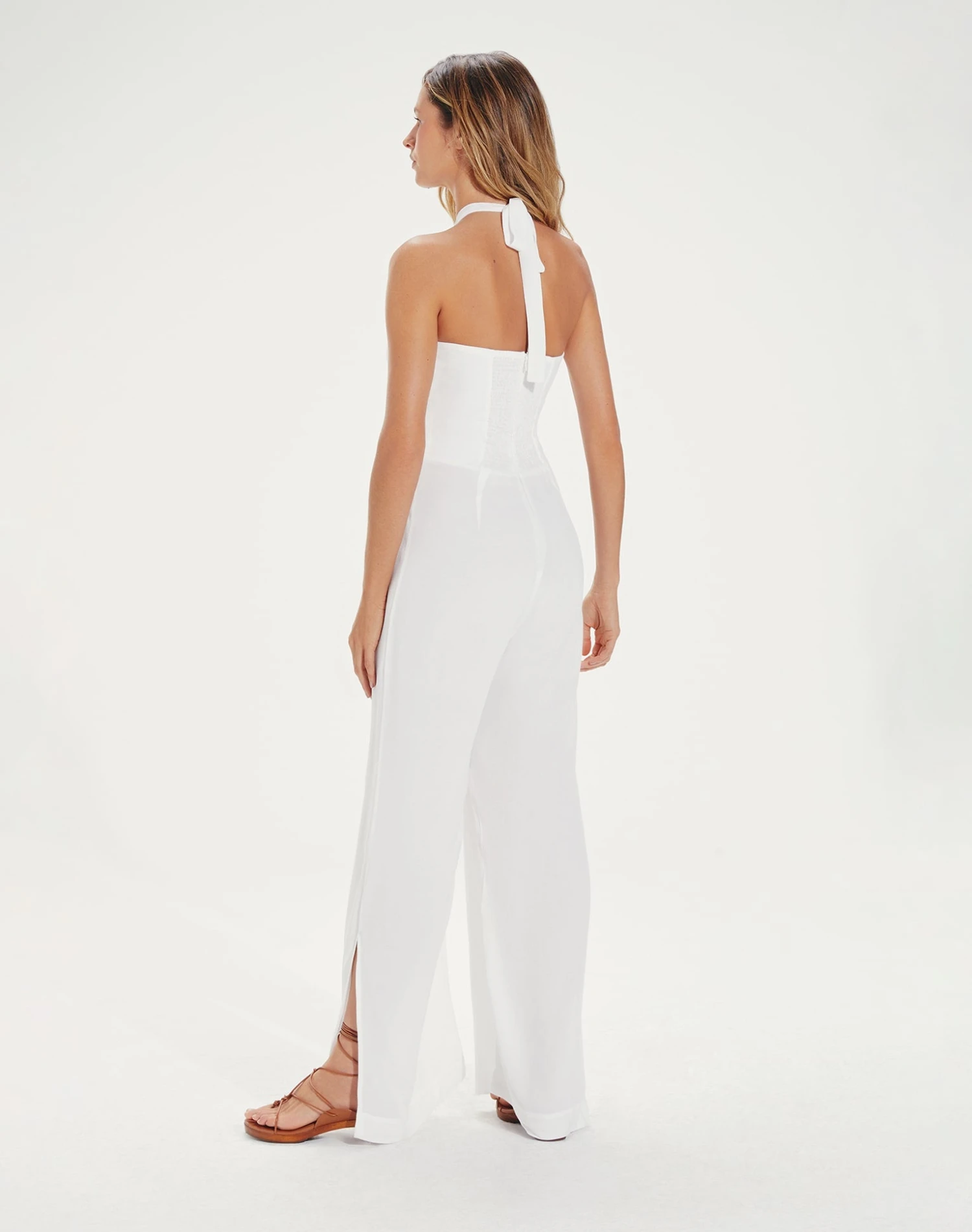 Luana Detail Jumpsuit - Off White 6 Luana Detail Jumpsuit - Off White - Image 4