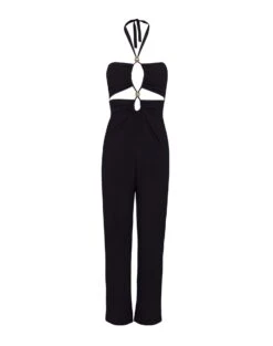 Luana Detail Jumpsuit - Black 10 Luana Detail Jumpsuit - Black -FemmeFab Shop LuanaDetailJumpsuit flat