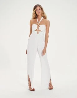 Luana Detail Jumpsuit - Off White 15 Luana Detail Jumpsuit - Off White -FemmeFab Shop LuanaDetailJumpsuit front d75a58e6 7a66 4a82 88ba 54ed9702318d